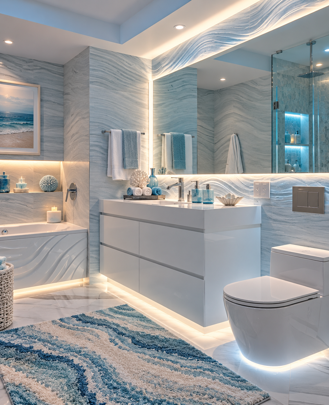 Coastal primary bath