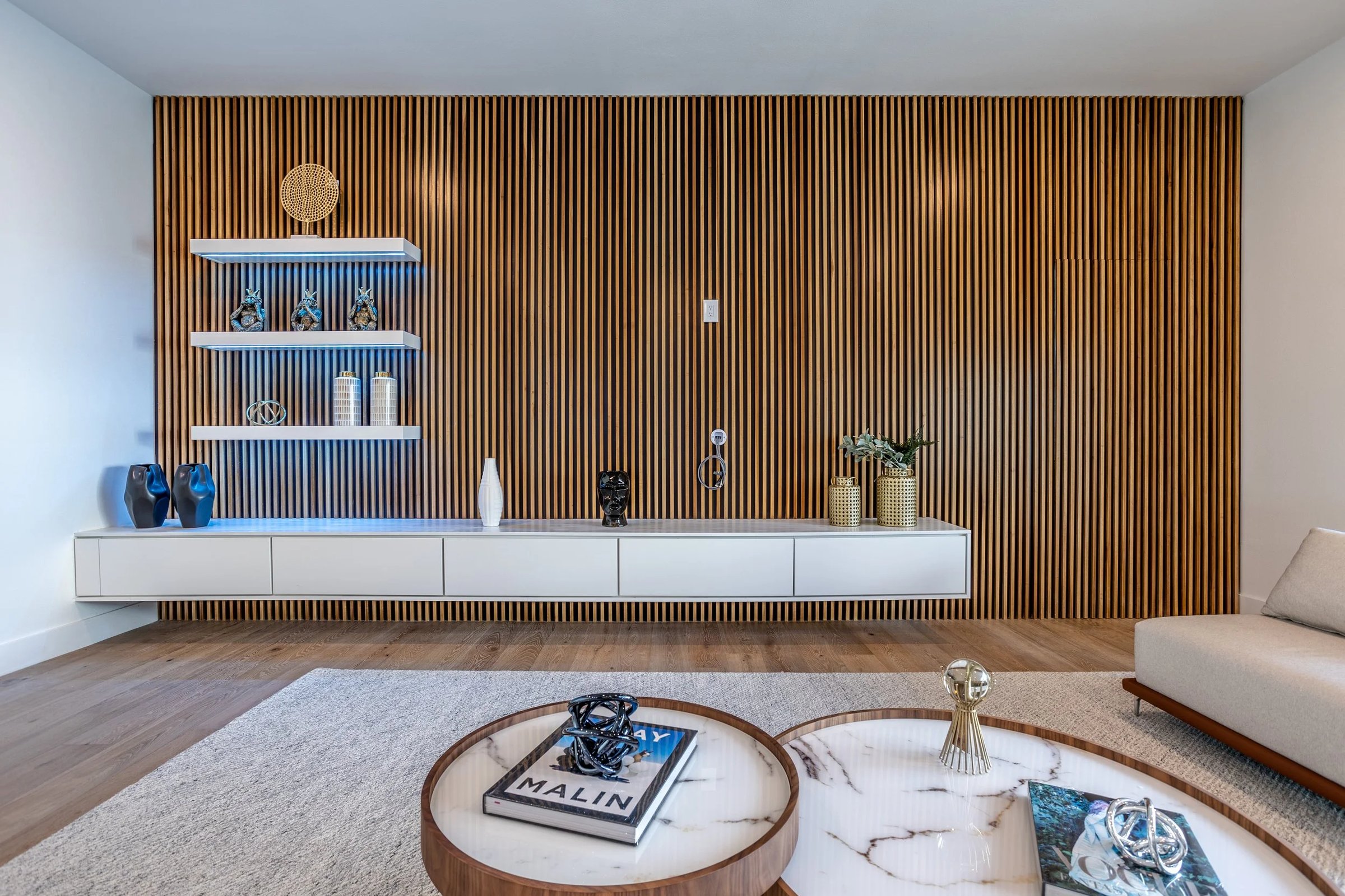 Media Wall, Isleworth Home Remodel