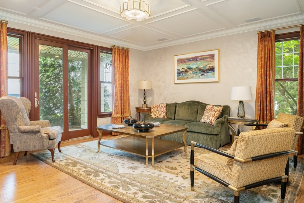 Parlor, Nassau Drive Residence, Glen Cove