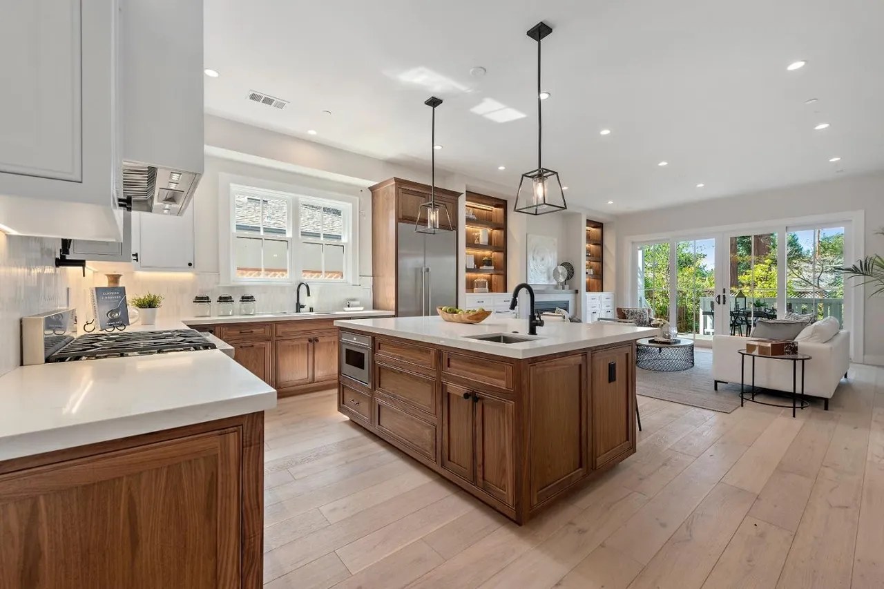 Kitchen and Family Room