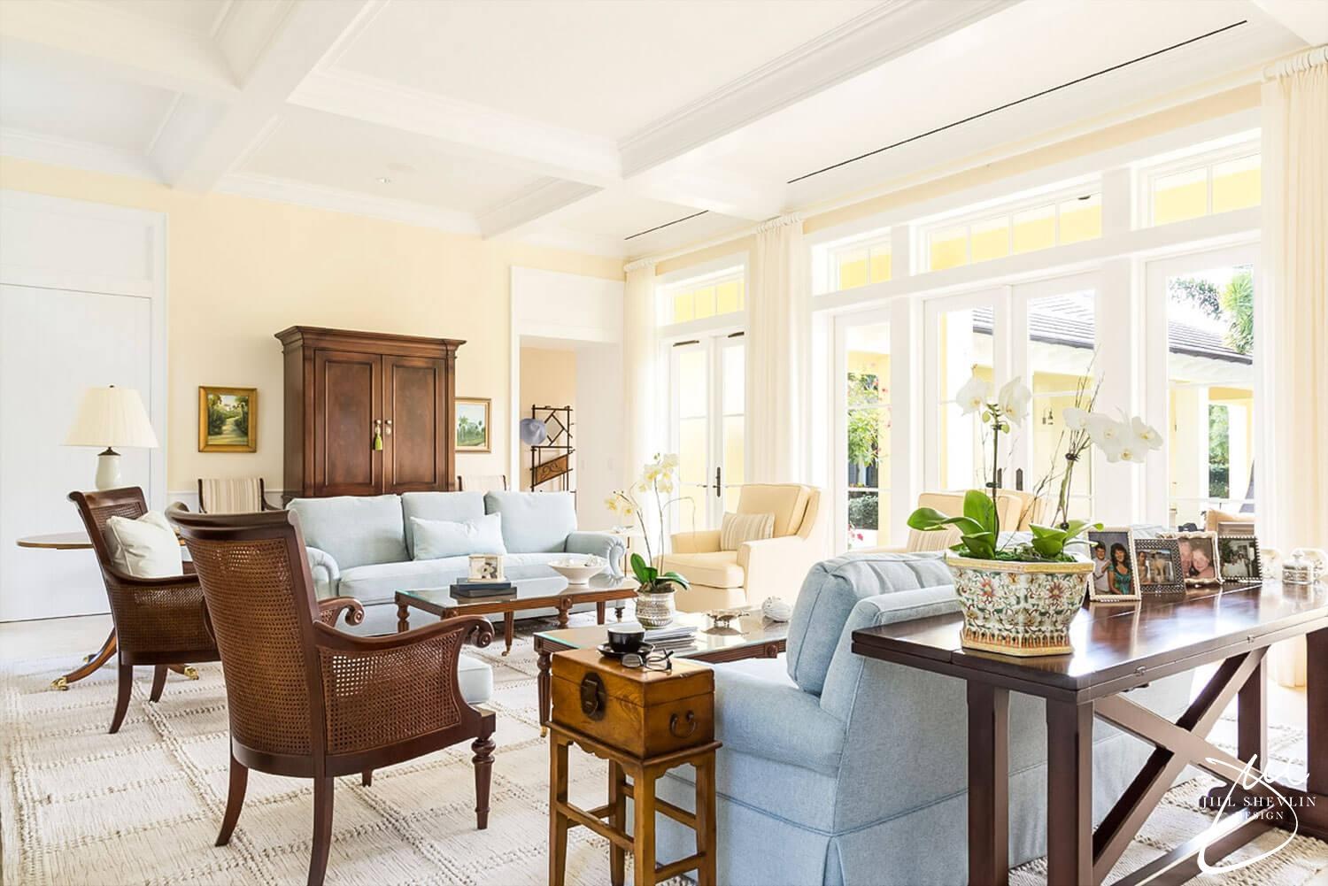 Living Room, Courtyard Home