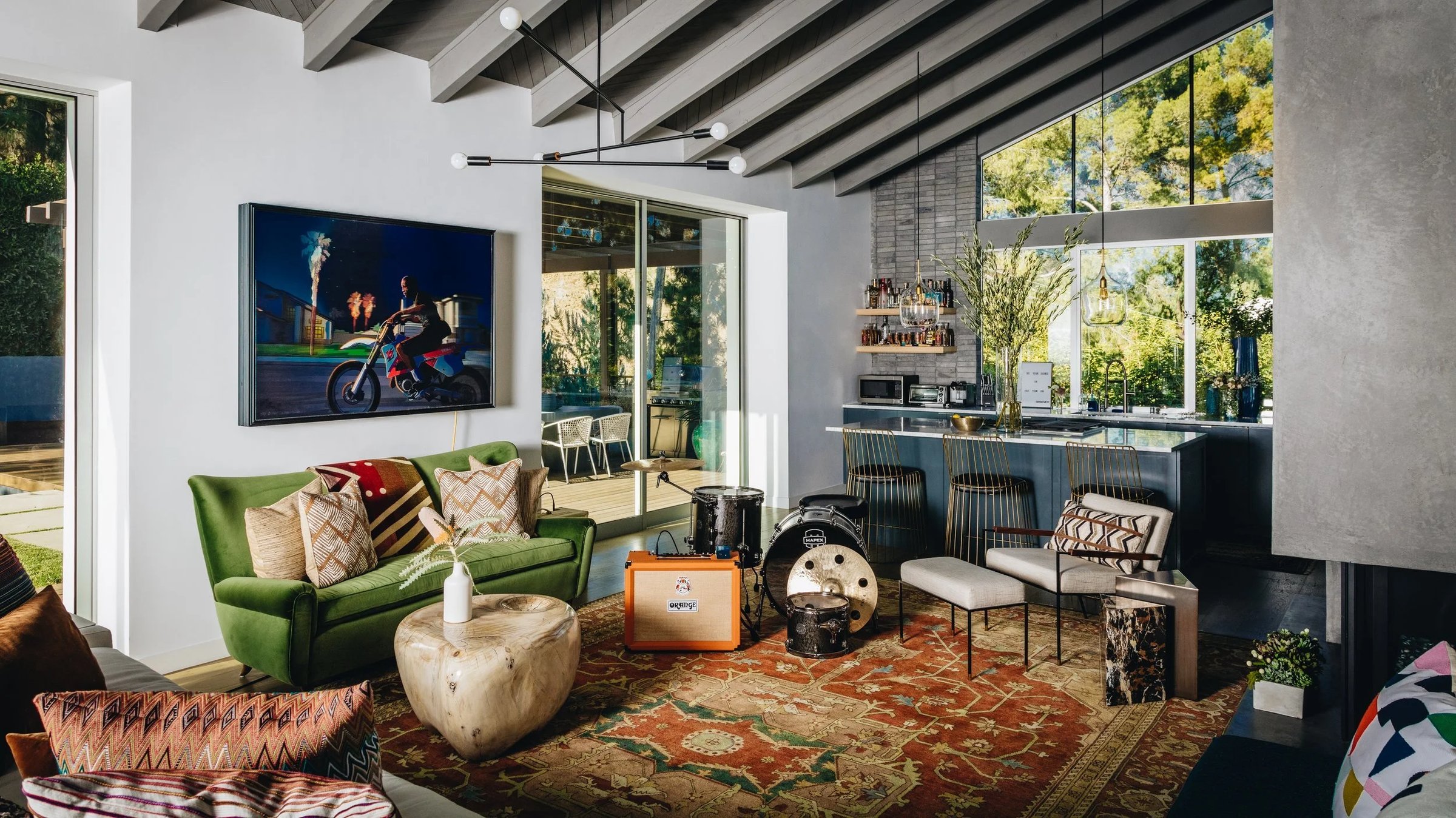 Music Lounge, Laurel Canyon Residence
