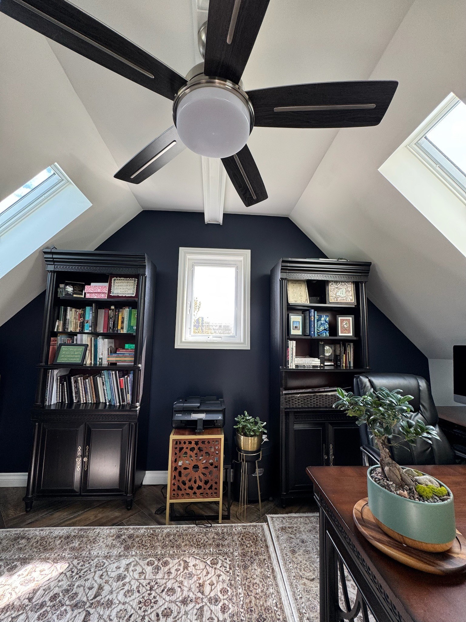 Attic Office and Library