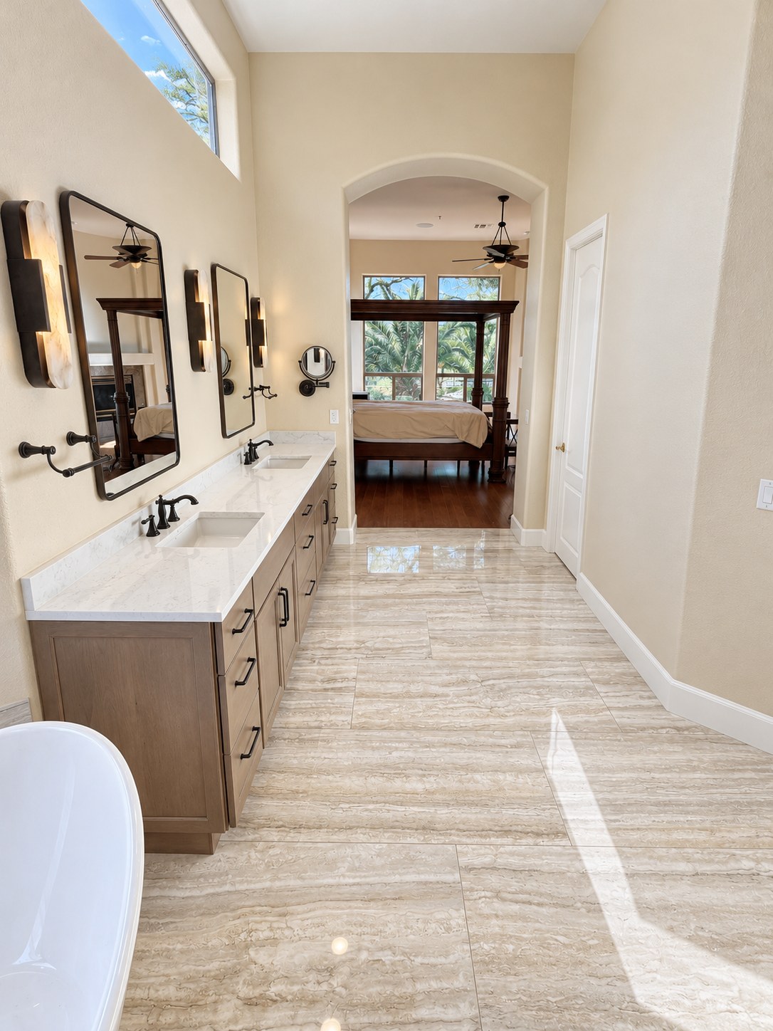 Primary Bath to Bedroom, Luxury Primary Bathroom Remodel, Scottsdale