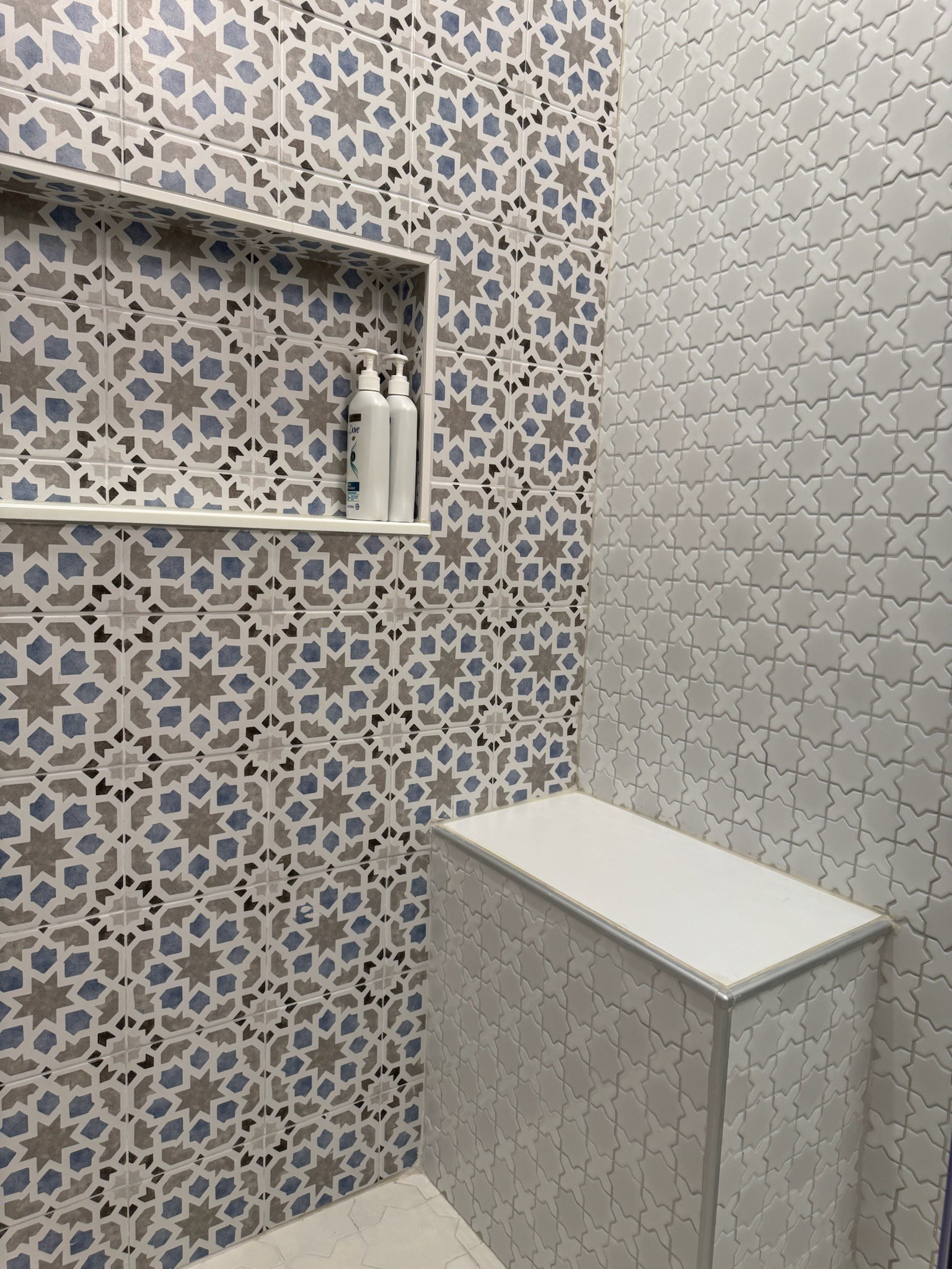 Shower Niche Tile Detail