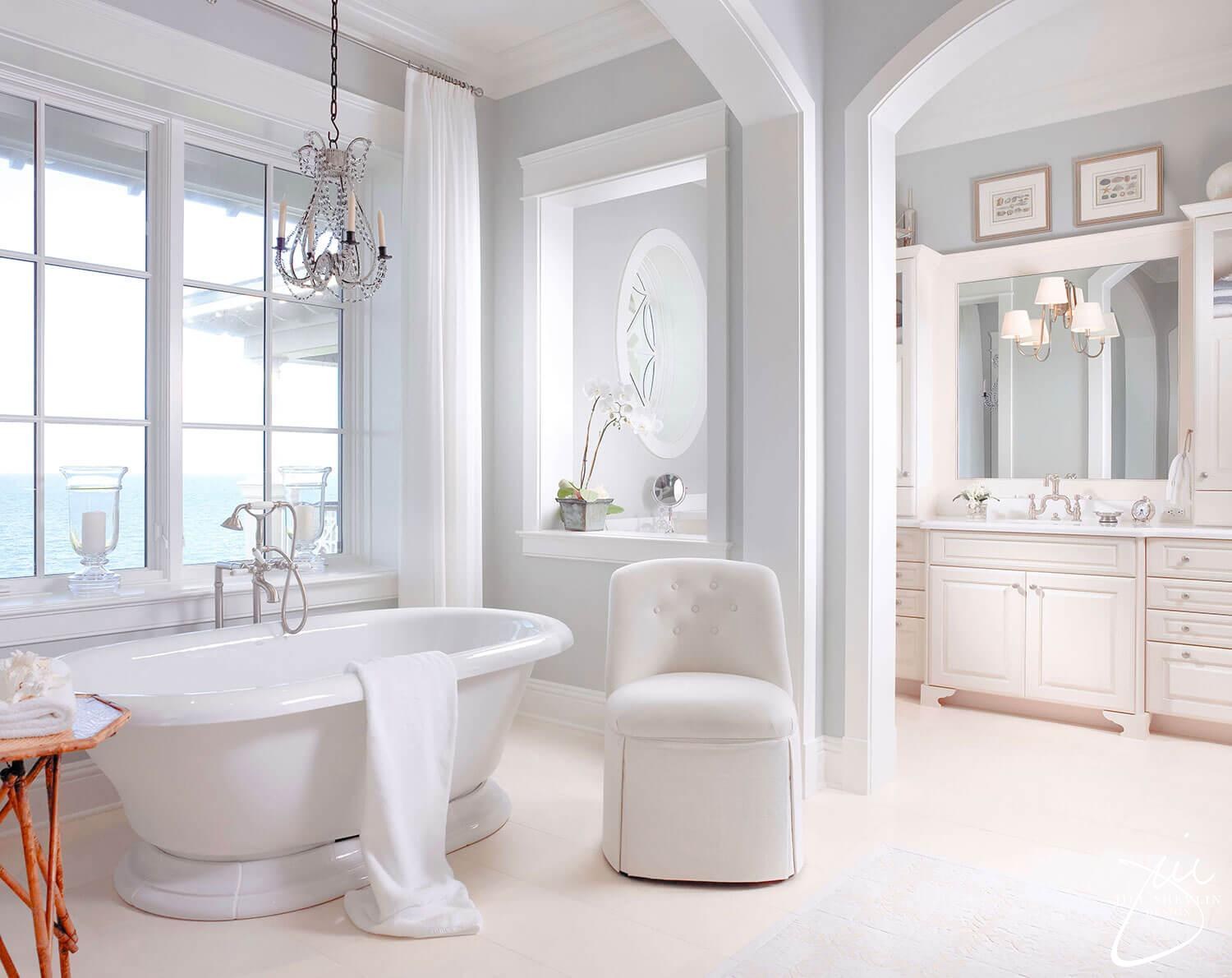 Primary Bath, Orchid Island Oceanfront Home
