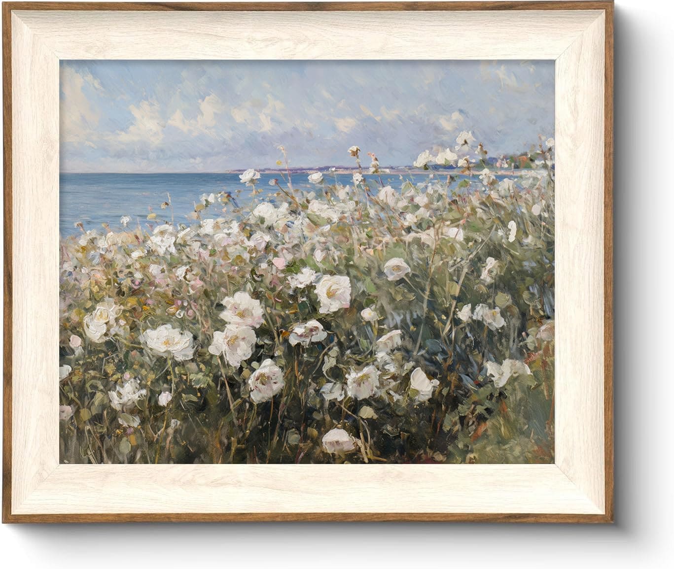 Coastal Wildflower Framed Art