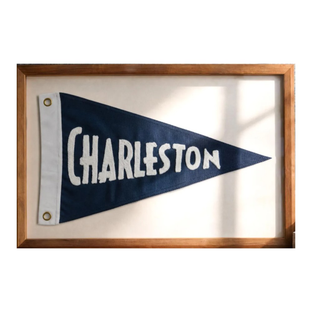 Custom Embroidered Vintage Pennant