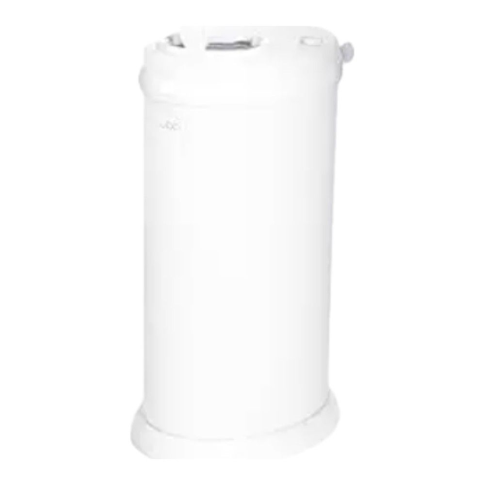 Steel Diaper Pail, White