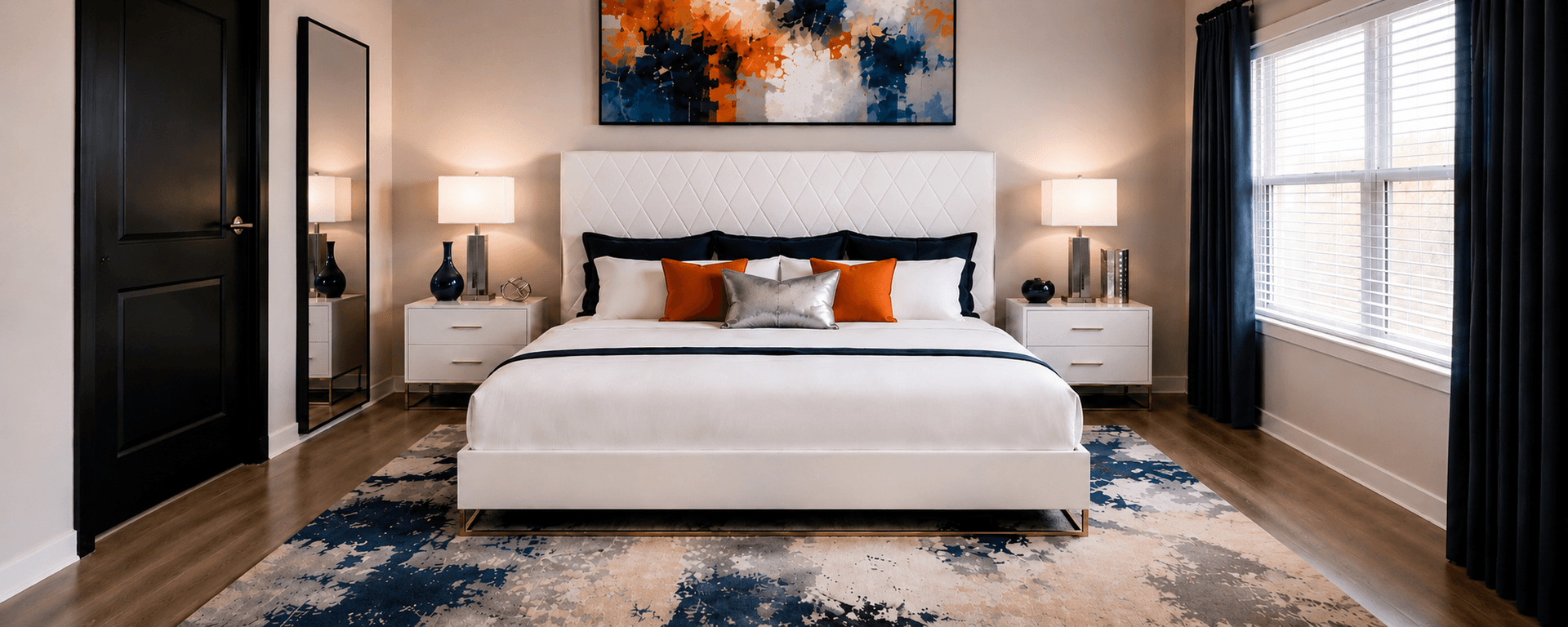 Guest bedroom: after
