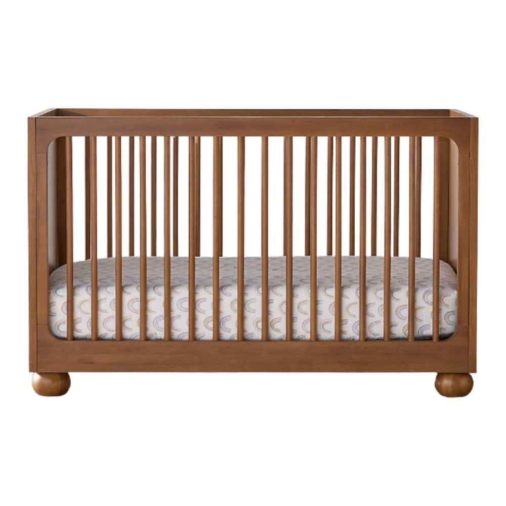 Emery Walnut Wood Convertible Crib