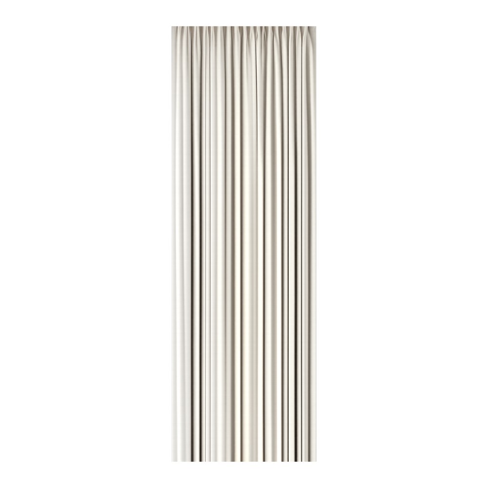 Pinch Pleat Linen-Blend Curtains, Cream Birch