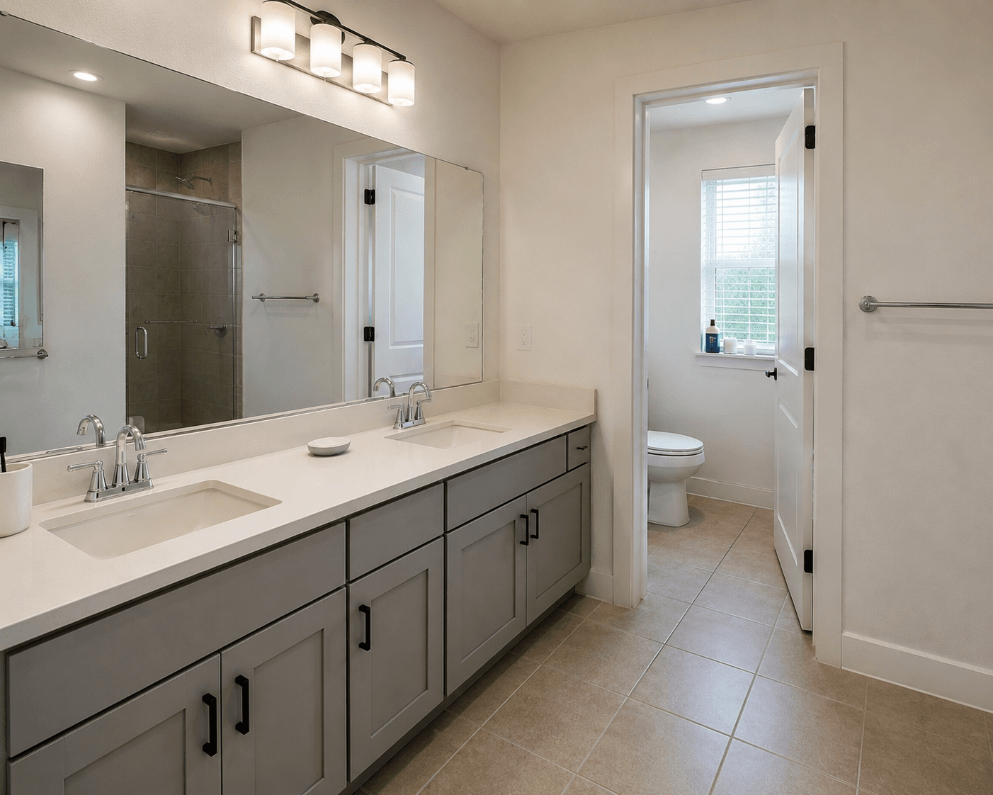 Bathroom refresh: before