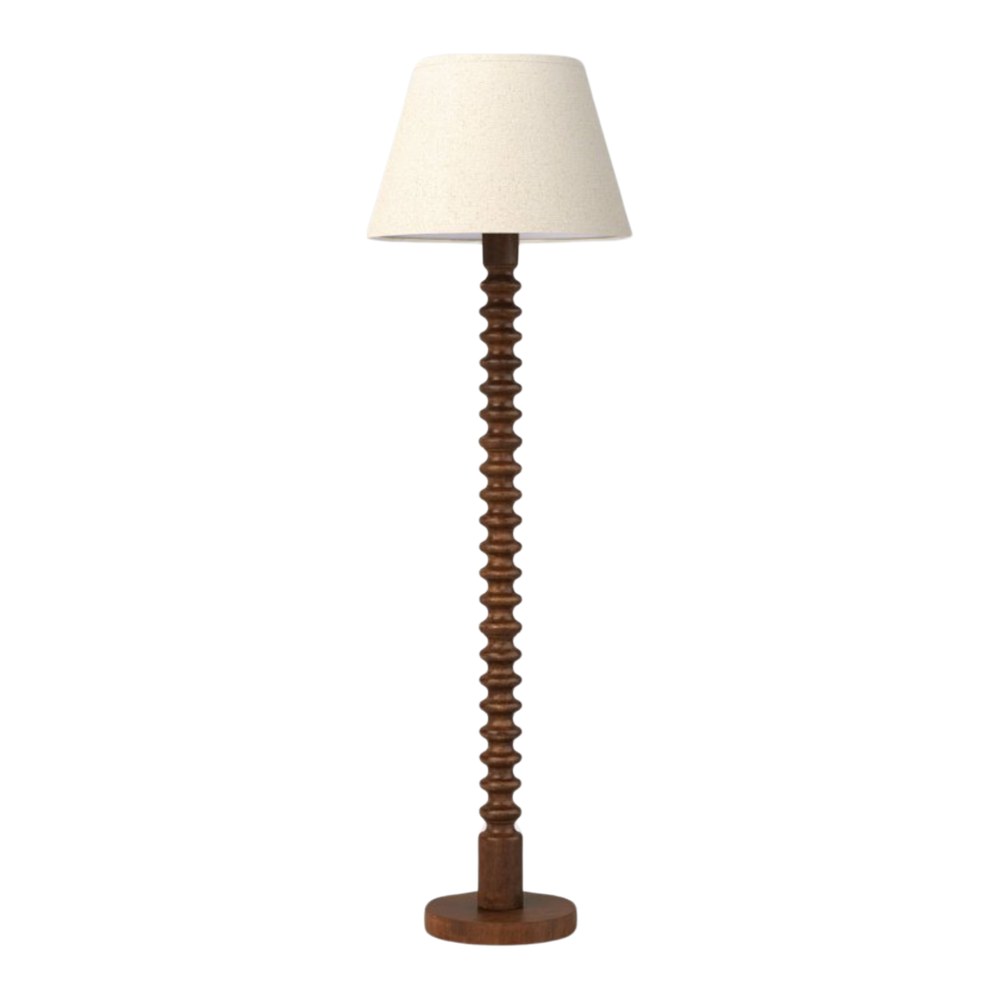 Mid Tone Wood Floor Lamp
