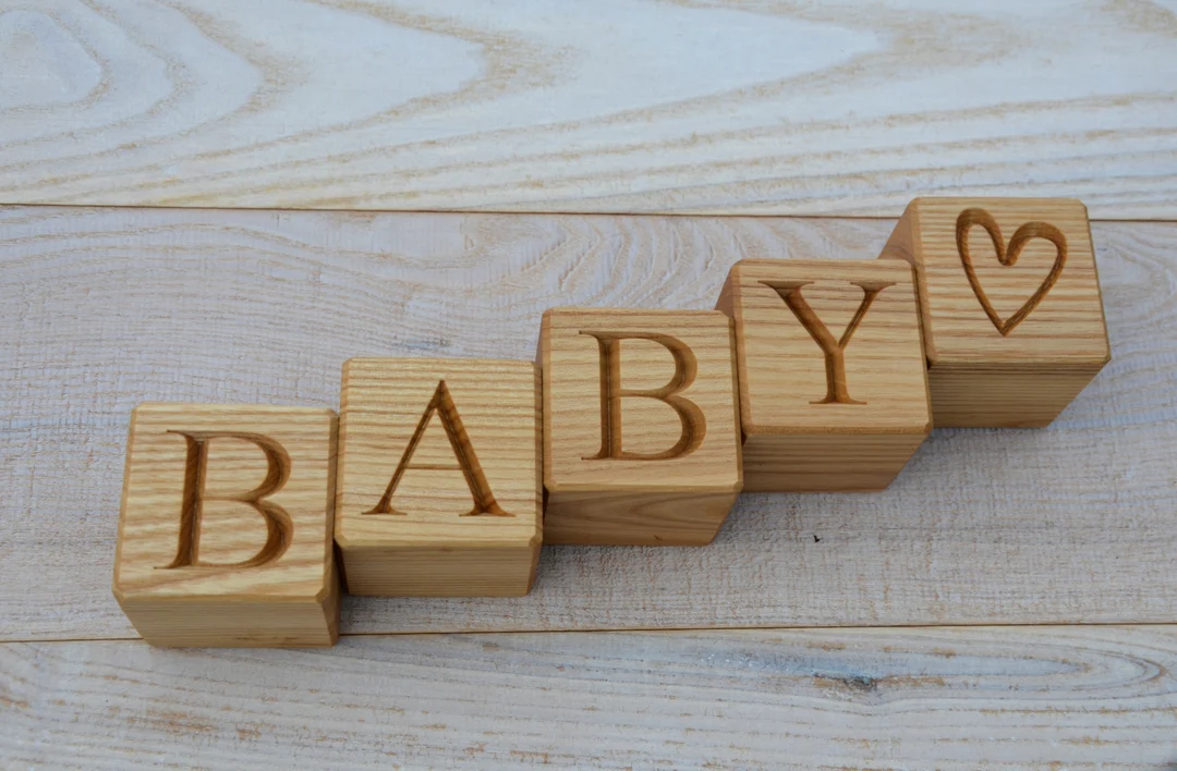 Personalized ABC Wood Blocks