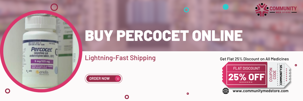 Pain Relief After Surgery or Injury with Percocet Banner