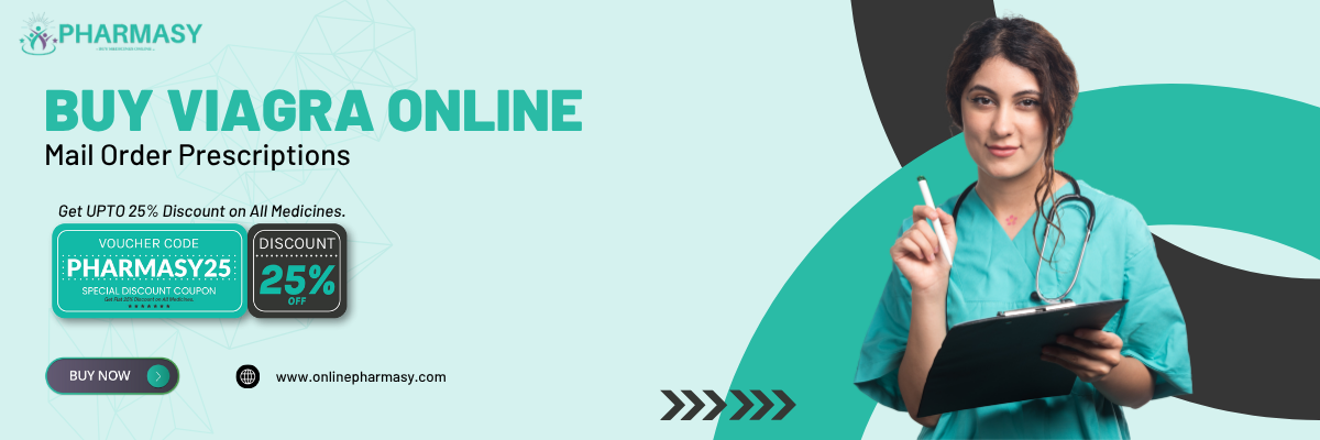 Buy Generic 100MG Viagra Online For ED Pills Banner